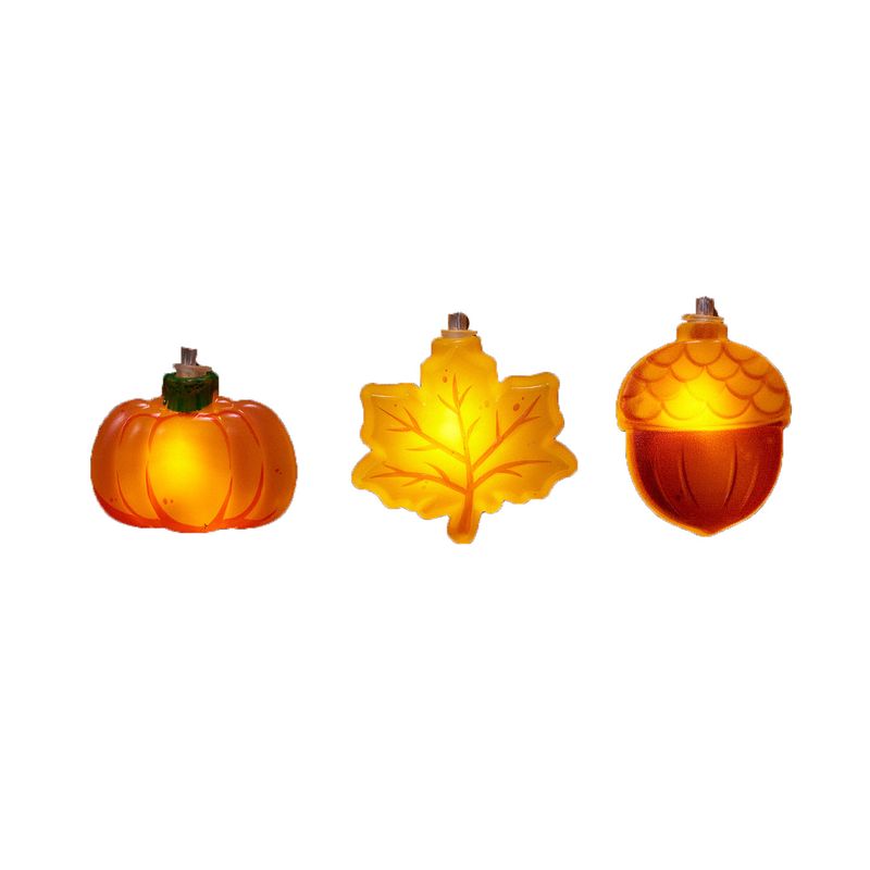 Halloween LED Pumpkin Maple Leaf Light String Thanksgiving Small Lanterns Decorative Lights Pendant Atmosphere Lights Holiday Lighting Arrangement Ornaments_voghion.com