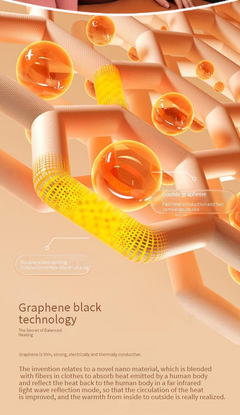 Antibacterial Graphene Thermal Underwear Set For Men & Women - 37°C Constant Temperature, Anti-Static, Anti-Pilling, Winter Base Layer_voghion.com