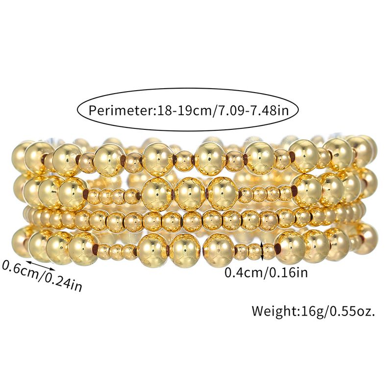 Conjunto de pulseiras cruzadas com design de nicho de joias, pulseira de pérolas empilhadas com contas, doce e descolada_voghion.com