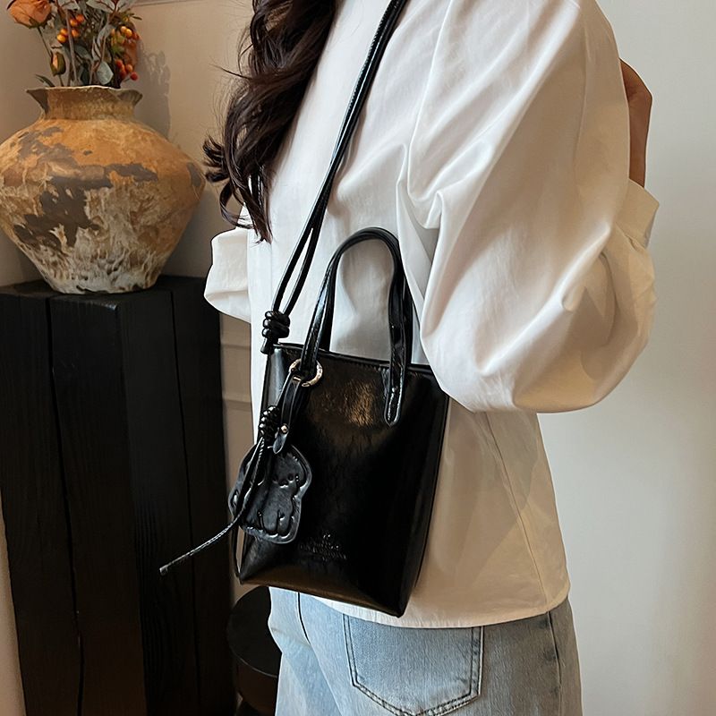 Telefono per donne 2025 nuova borsa a mano semplice in pelle oliata, borsa a tracolla con rossetto_voghion.com