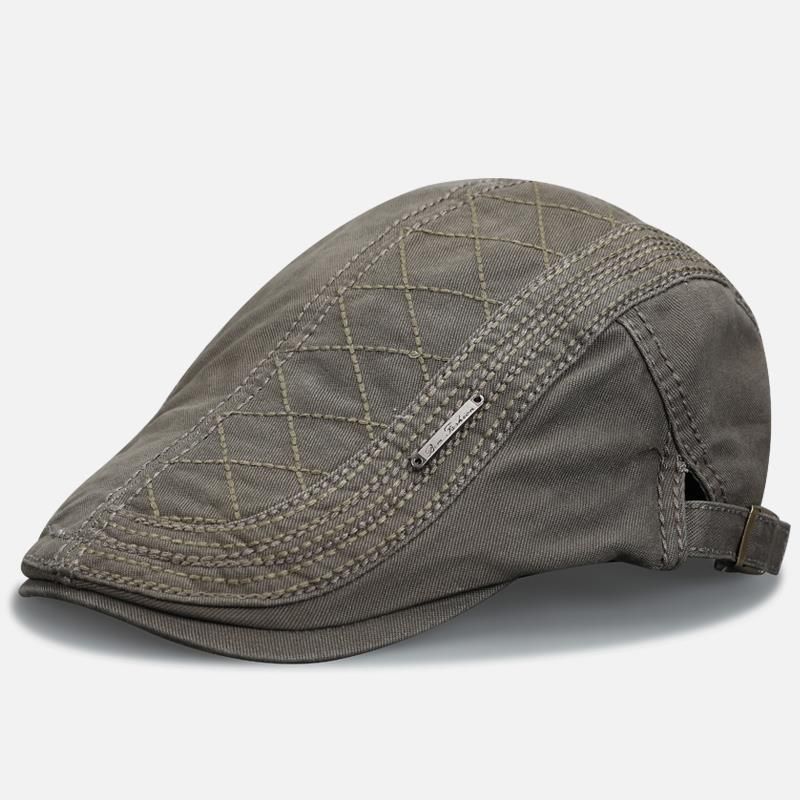 Lässige Mode Forward Hut Frühling Herbst Herren Baskenmütze britischen Stil Sommer Reise Baseballkappe_voghion.com