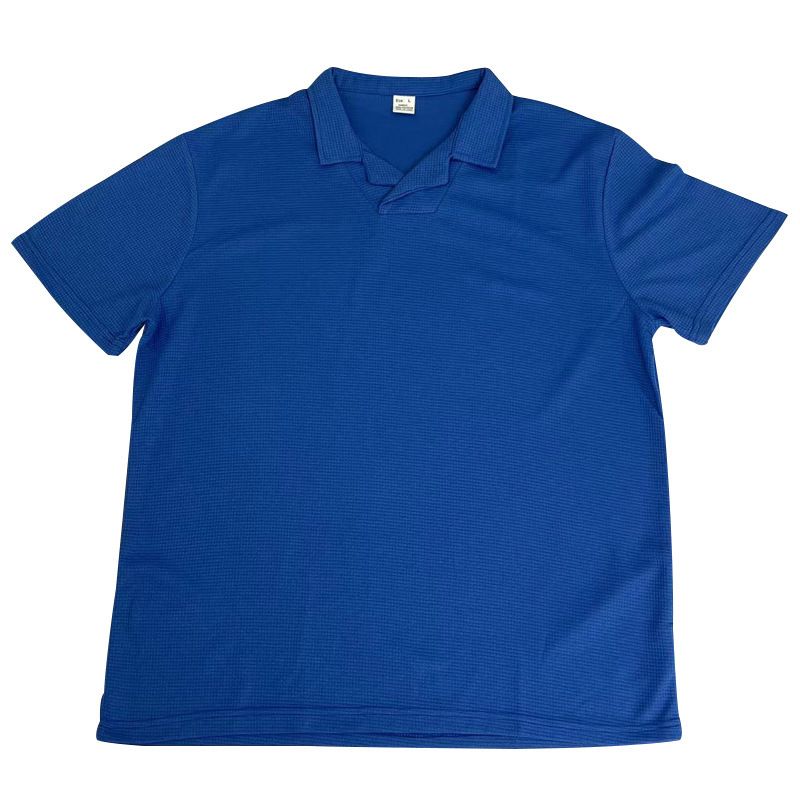 2024 Men's Summer New Thin Fashion Solid Color Heavy Waffle Short-sleeved Casual Men's Polo Shirt T-shirt_voghion.com