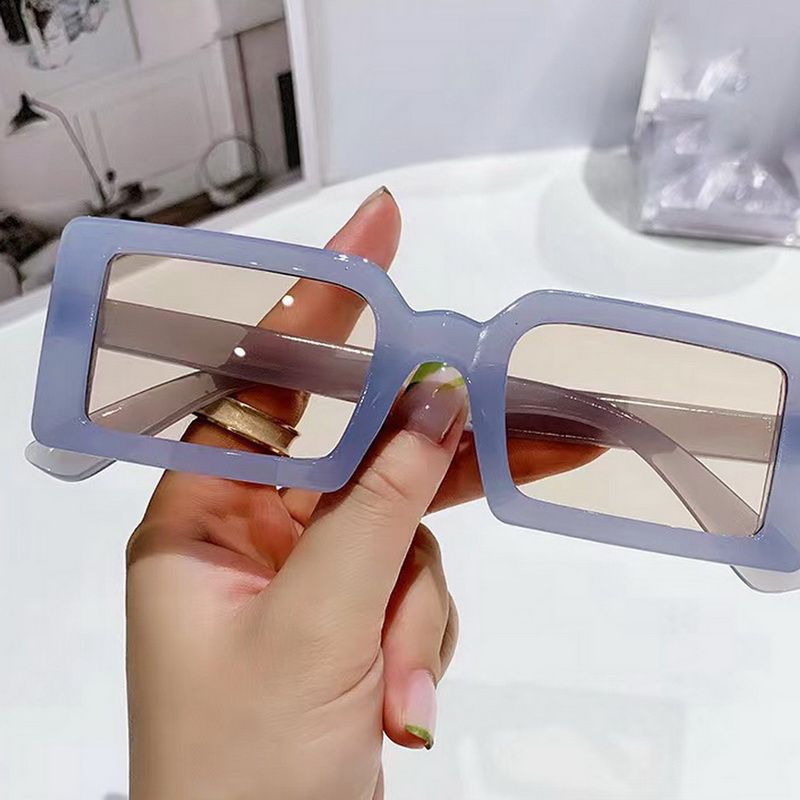 Nuove donne moda punk occhiali da sole rettangolari uomini piccola montatura occhiali da spiaggia marchio designer occhiali UV400_voghion.com