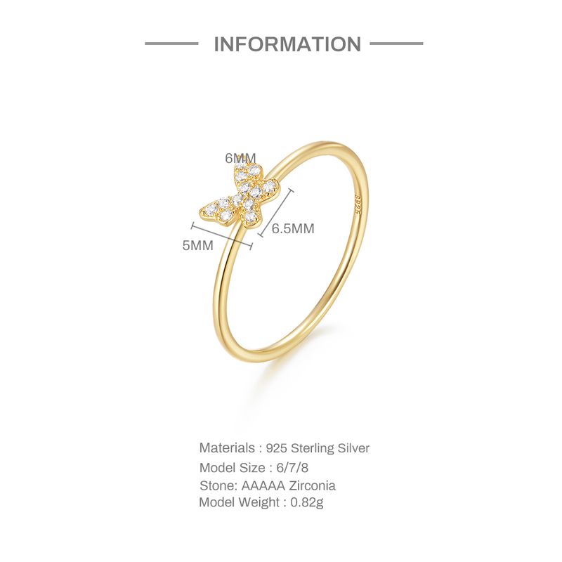 Mode CANNER vergulding Klassieke dames Fijne sieraden Verlovingsringen Sterg Sier Ring met ronde zirkoon voor vrouwen_voghion.com