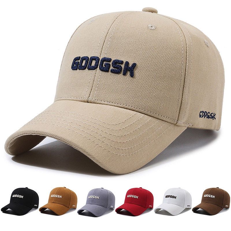 2025 New Hardtop Baseball Hat Versatile Embroidered Men's And Women's Sunscreen Duck Tongue Hats Ins Show Small Face_voghion.com