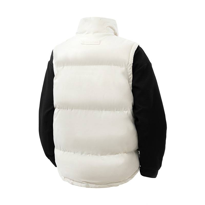 Chaleco acolchado sin mangas reversible para hombre: chaqueta acolchada con cuello alto para usar en cualquier temporada._voghion.com