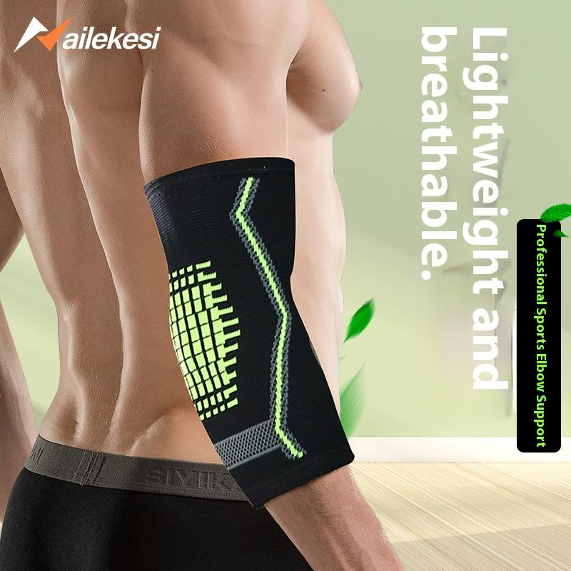 Manicotto di supporto per gomito e braccio di alta qualità - Maniche a compressione traspiranti per basket, palestra, corsa e protezione dagli infortuni sportivi (coppia) - Taglie S/M/L_voghion.com