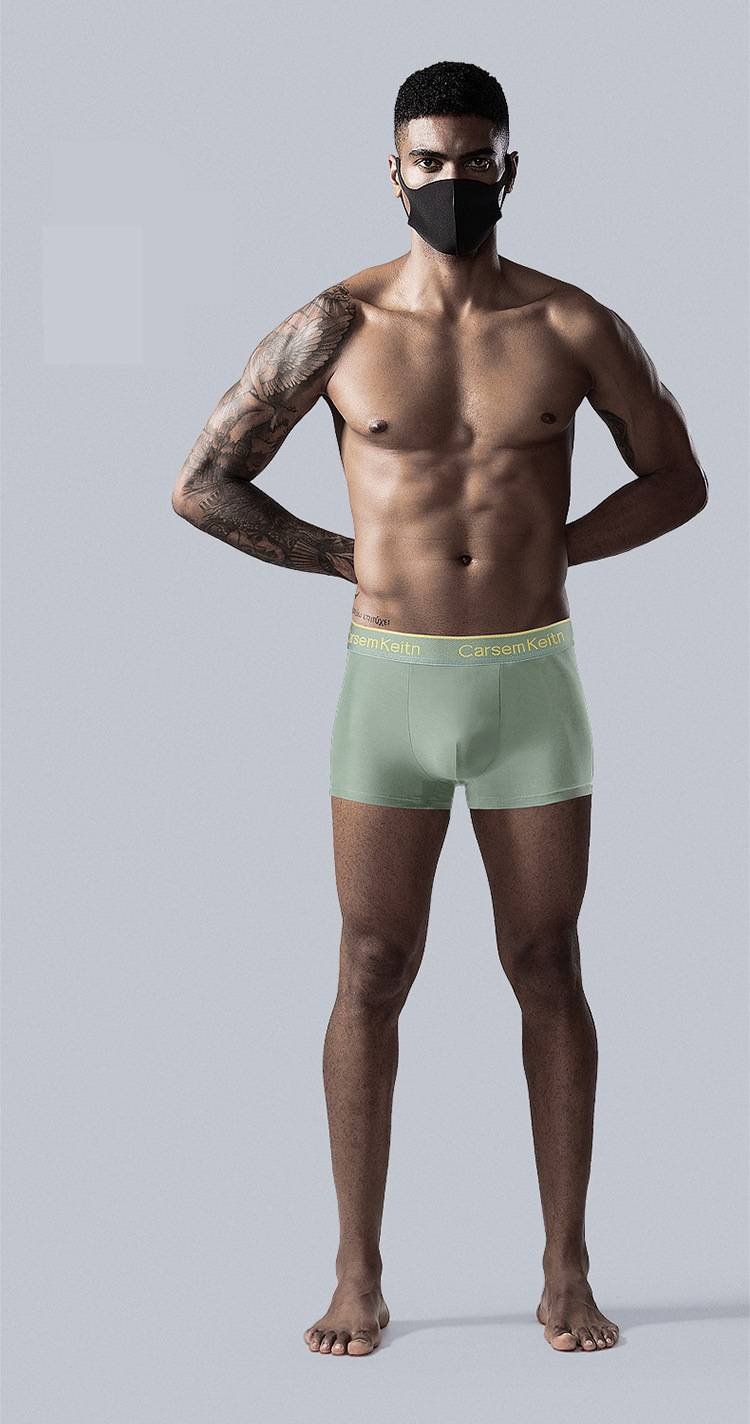Underwear & Sleepwears Men's Modal Anti-Bacterial Boxer Briefs - Breathable, Comfortable, Large Size Underwear For Teens & Adults (6 Colors)_voghion.com