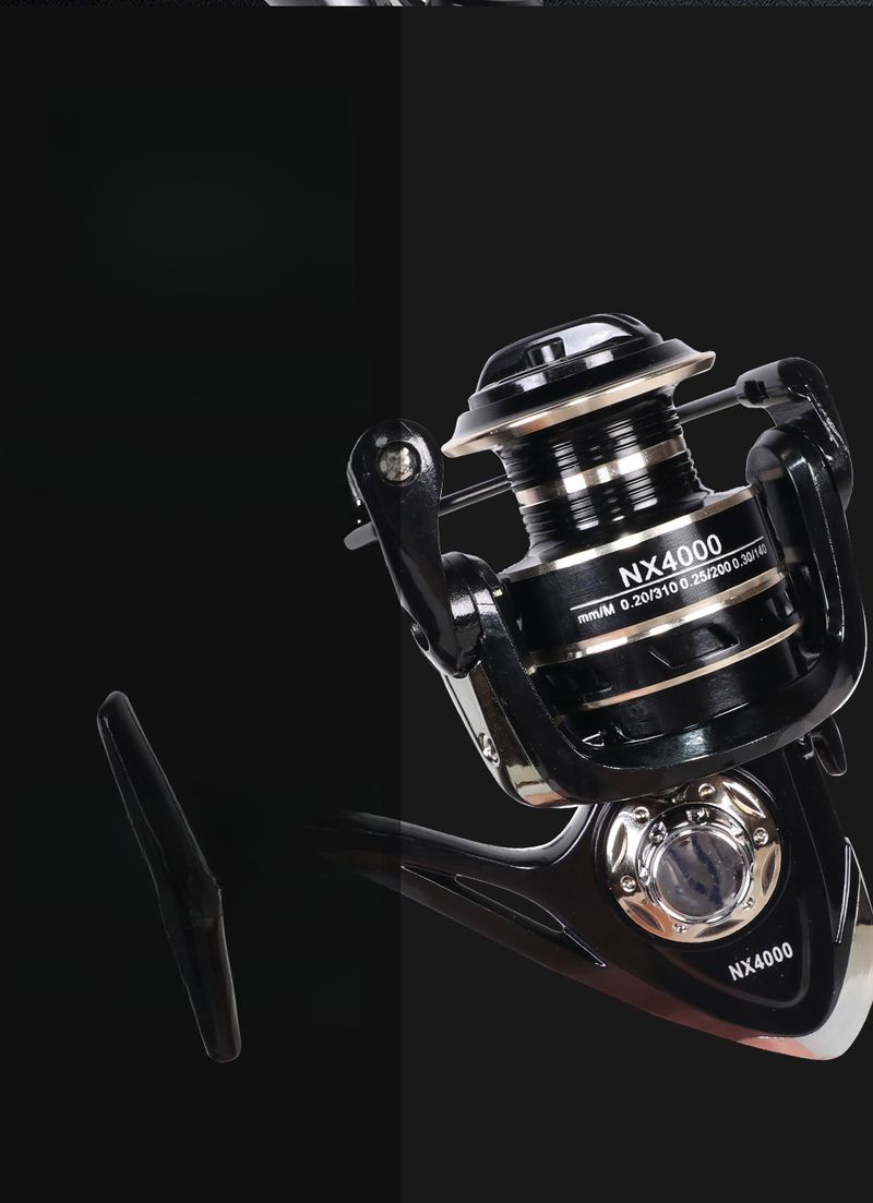 Lure Rod Micro Fishing Line Reel Long Casting All-Metal Spinning Wheel_voghion.com
