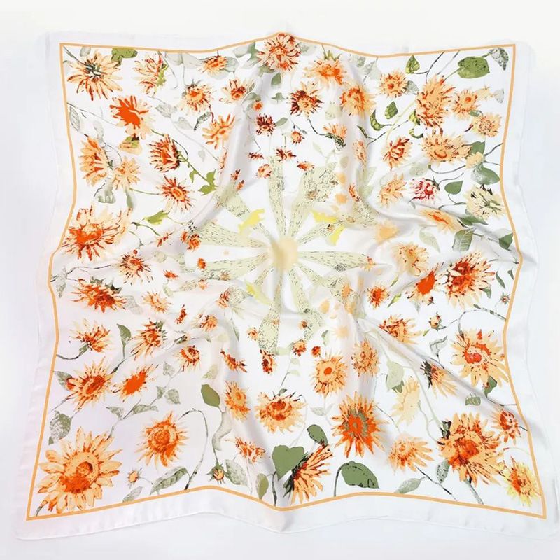 Nuova sciarpa quadrata piccola in seta da 70 cm con aspetto alla moda e di alta qualità, decorazione regalo_voghion.com