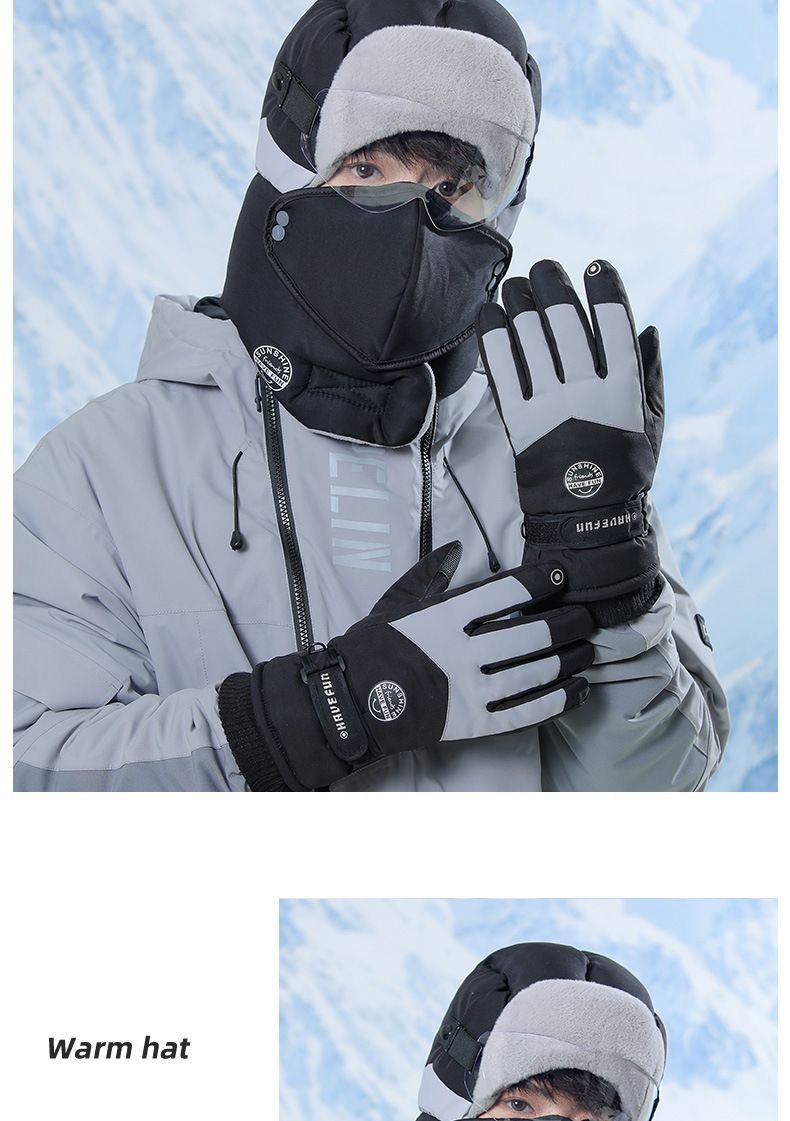 Uomini e donne alla moda che guidano biciclette elettriche in inverno con velluto spesso per calore e resistenza al freddo, semplici con occhiali e cappello da pilota_voghion.com