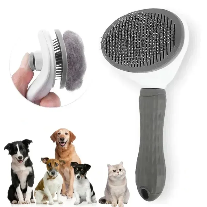 Samoczyszczący plastikowy grzebień dla kota firmy PawParty Store_voghion.com