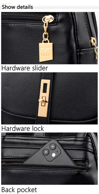 Women Large Capacity Backpack Purses High Quality Leather Female Vintage Bag School Bags Travel Bagpack Ladies Bookbag Rucksack_voghion.com
