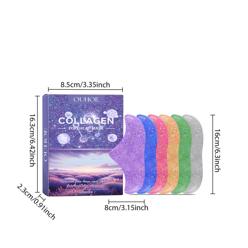 OUHOE Collagen Forehead Patch Moisturizes And Reduces Fine Lines, Lifts Wrinkles And Firming Forehead Patch_voghion.com