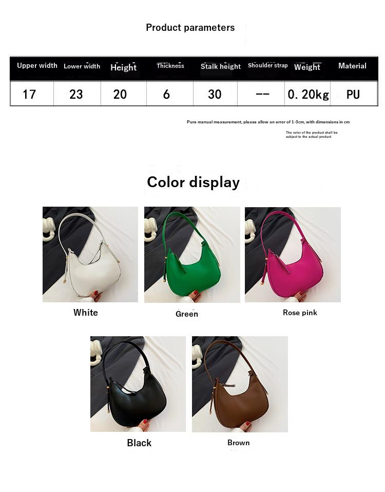 Retro Trend Schëllerbeutel 2023 Summer nei Posch Fraen modesch einfach Ënneraarmbeutel Nisch Koreanesch Neimoundbeutel_voghion.com