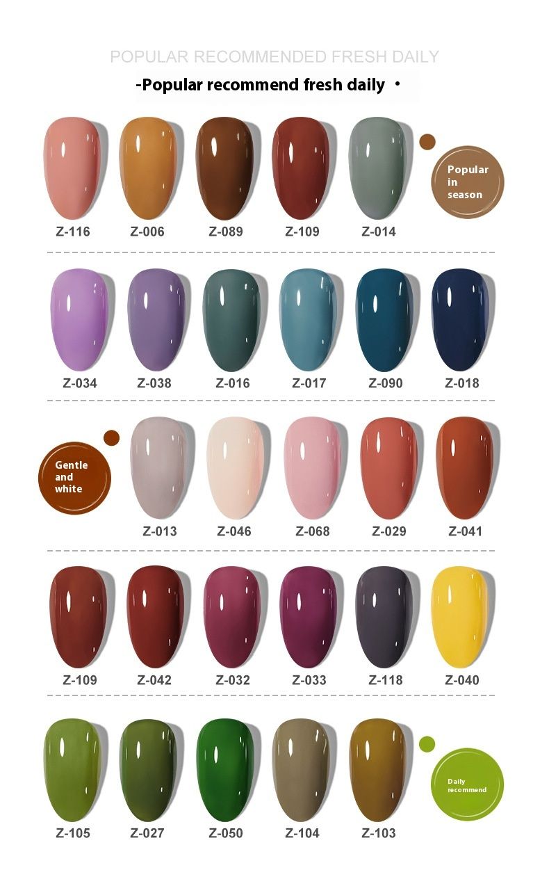 Nagellack-Gel Modisches und beliebtes Farblichttherapie-Nagellack-Gel_voghion.com