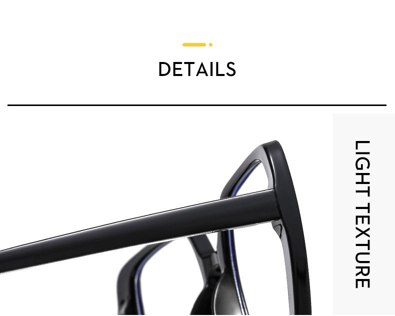 Lunettes de soleil pour hommes et femmes TR90 anti-bleues, monture carrée à miroir plat, style rétro pour femmes, pouvant être équipées d'une monture myopie_voghion.com