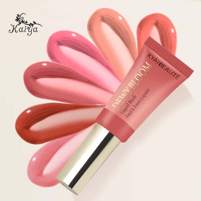 Schwammkopf für flüssiges Puderrouge, feuchtigkeitsspendendes Wasser für Lippen und Wangen mit doppeltem Zweck, leicht zu entfernen, seidiges und geschmeidiges Make-up_voghion.com