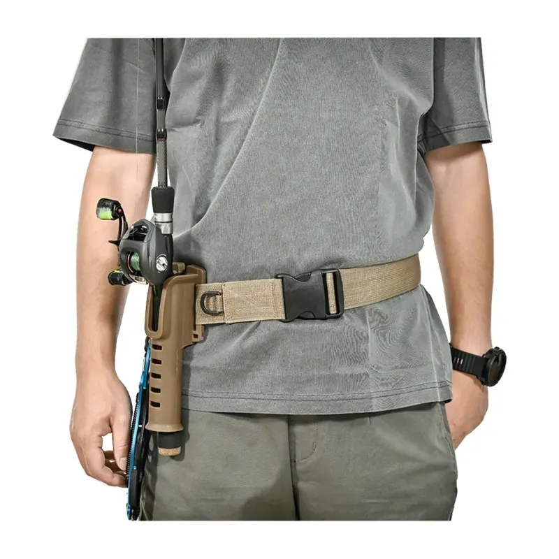 Belt Waist Hanging Rod Spinning Casting Poles Reel Holder Portable Fishing Tool_voghion.com