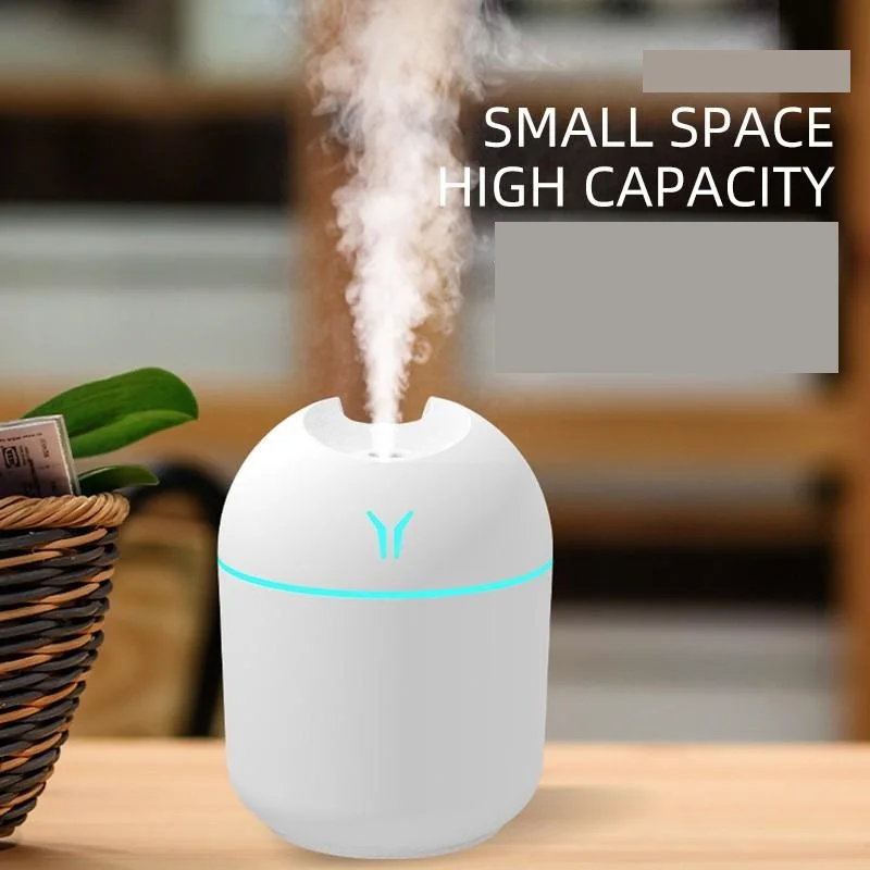250ML USB Mini Umidificatore Aroma Diffusore di Olio Essenziale Per La Casa Auto Ad Ultrasuoni Muto Mist Maker Diffusore con Lampada A Colori A LED_voghion.com