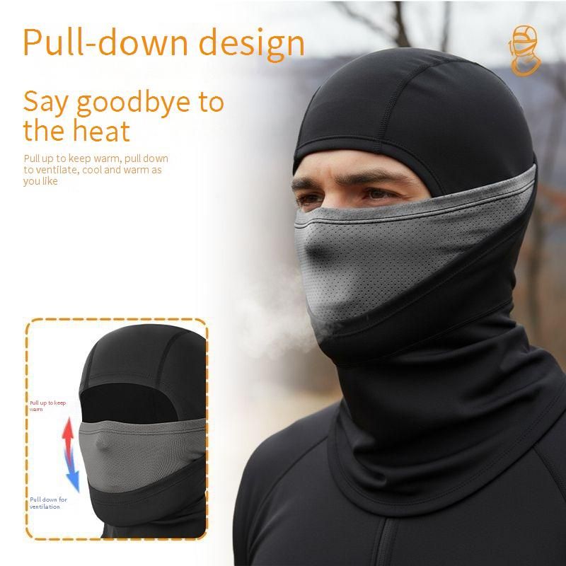 Winter winddicht fleece bivakmuts gezichtsmasker - Volledige gezichts- en nekbedekking voor motorrijden, buitensporten - Ademend en warm unisex ontwerp_voghion.com