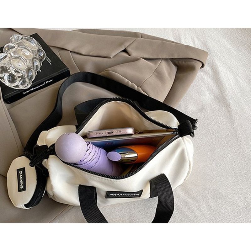 2024 New Versatile Nylon Boston Women's Fashion Commuter Handheld Pillow Casual One Shoulder Crossbody Bag_voghion.com