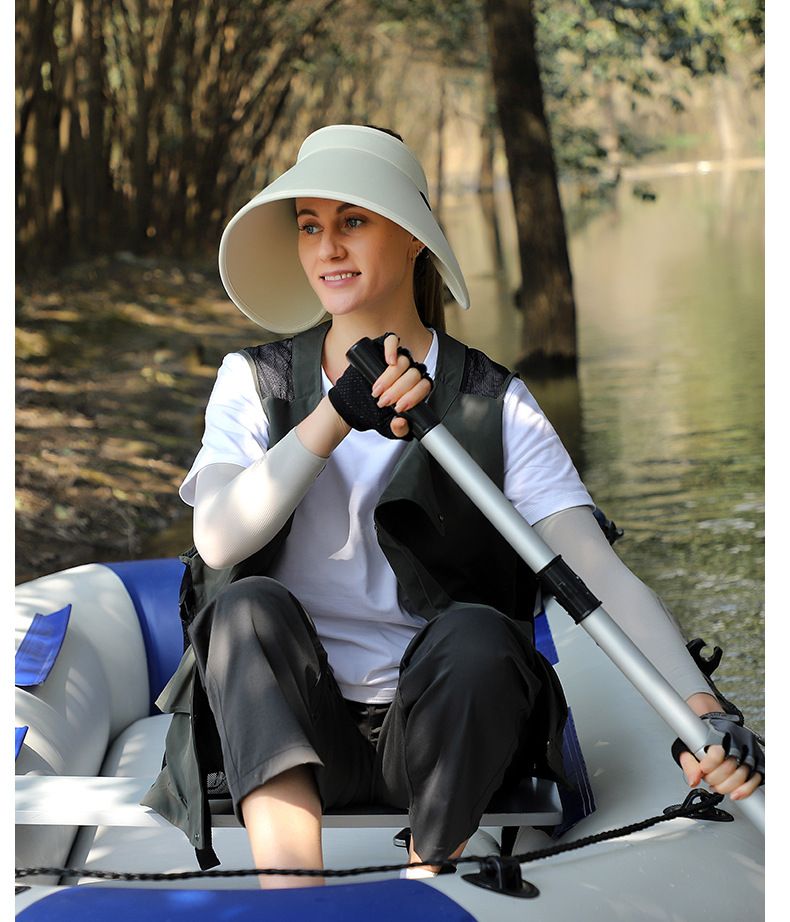Women's Wide Brim Sun Hat With Cooling Fabric - Foldable & UPF50+ For Outdoor & Travel_voghion.com