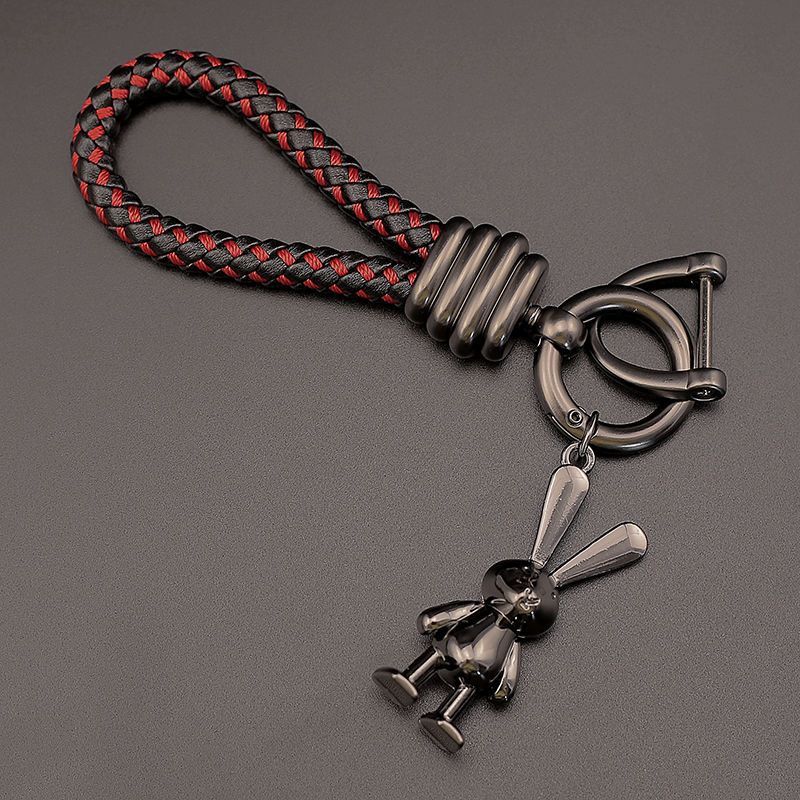 Pár Bunny Keychain Přívěsek Auto High-end Králík Rok Šperky Keychain Muži A Ženy Roztomilý Vynikající Přívěsek_voghion.com