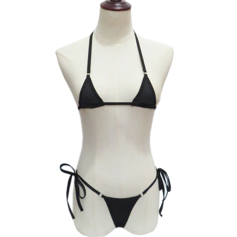 Intimates Mini Swimsuit Swimwear Lady Sexy See-through Women's Three-Point Bikini Suit_voghion.com