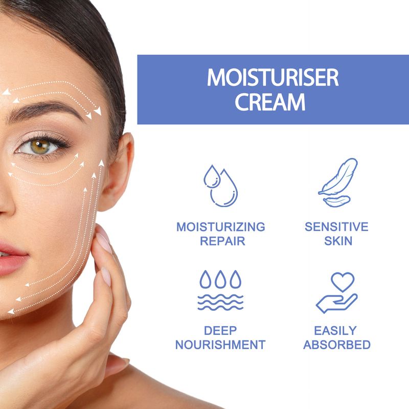 EELHOE Ceramide Cream Lindert Trockenheit, Entspannung, Feuchtigkeitsspendend, Repariert die Hautbarriere, Feuchtigkeitsspendend_voghion.com