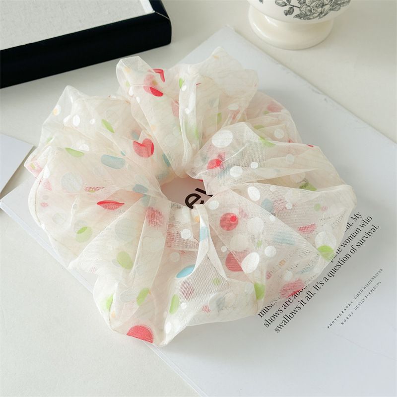 Elastico per capelli 2025 Nuovo elastico per capelli colorato a pois grandi_voghion.com