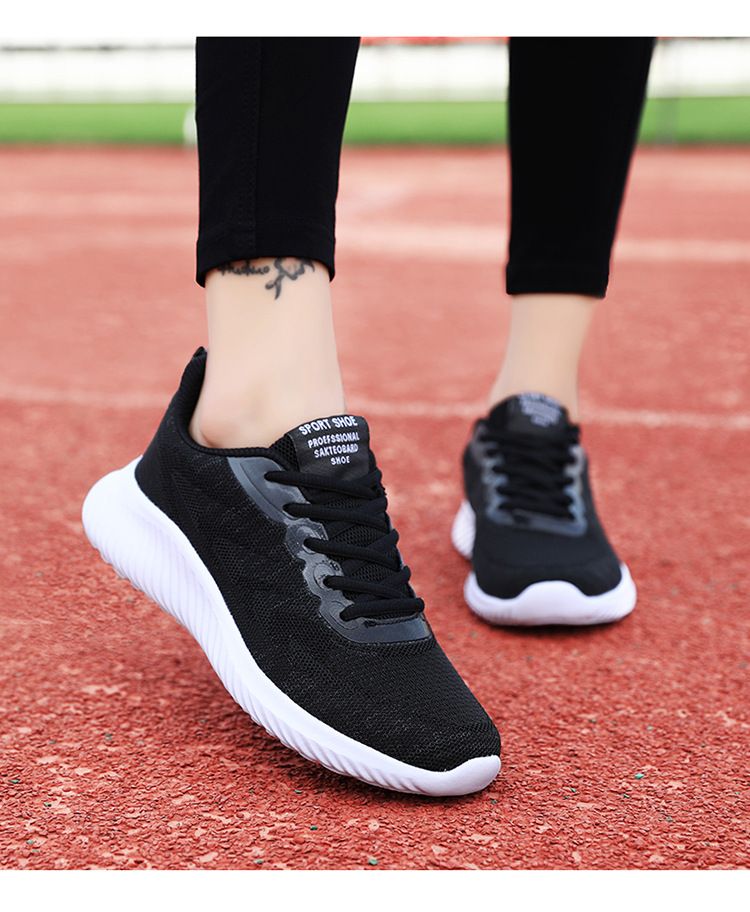 Indoor fitness damesoefening schokabsorptie, antislip, zachte zool, lichtgewicht sportschoenen, thuislopen, springen_voghion.com