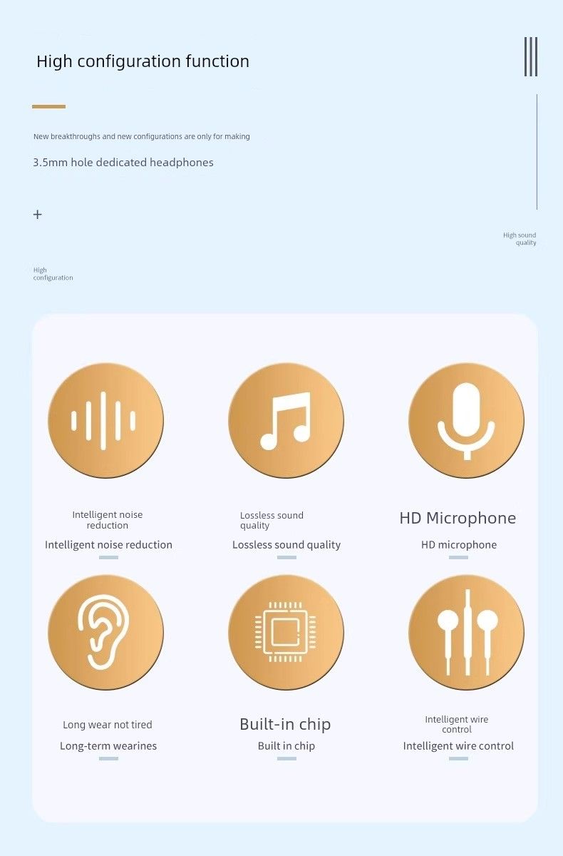 Burmester In-Ear-Headset mit Kabel Hohe HiFi-Klangqualität Digitales Audio Karaoke-Aufnahmespiel_voghion.com