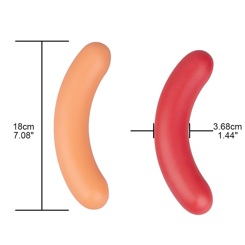 Weicher Dildo, neue Wurstform, Analplug, weibliche/männliche Masturbation, Sexspielzeug für Frauen, Doppel-Analdildo für Erwachsene_voghion.com