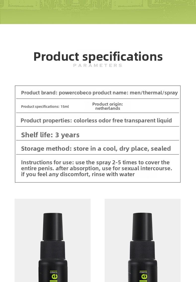 Imported Male 15ml Sexual Enhancement External Use Men's Delay Indian God Oil Spray_voghion.com