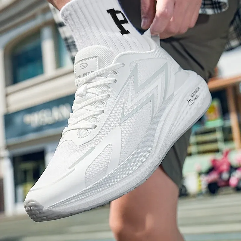 Professionelle Marathon-Laufschuhe, Rennlaufschuhe mit durchgehender Carbonplatte, stoßdämpfende Trainingssportschuhe für Jugendliche_voghion.com