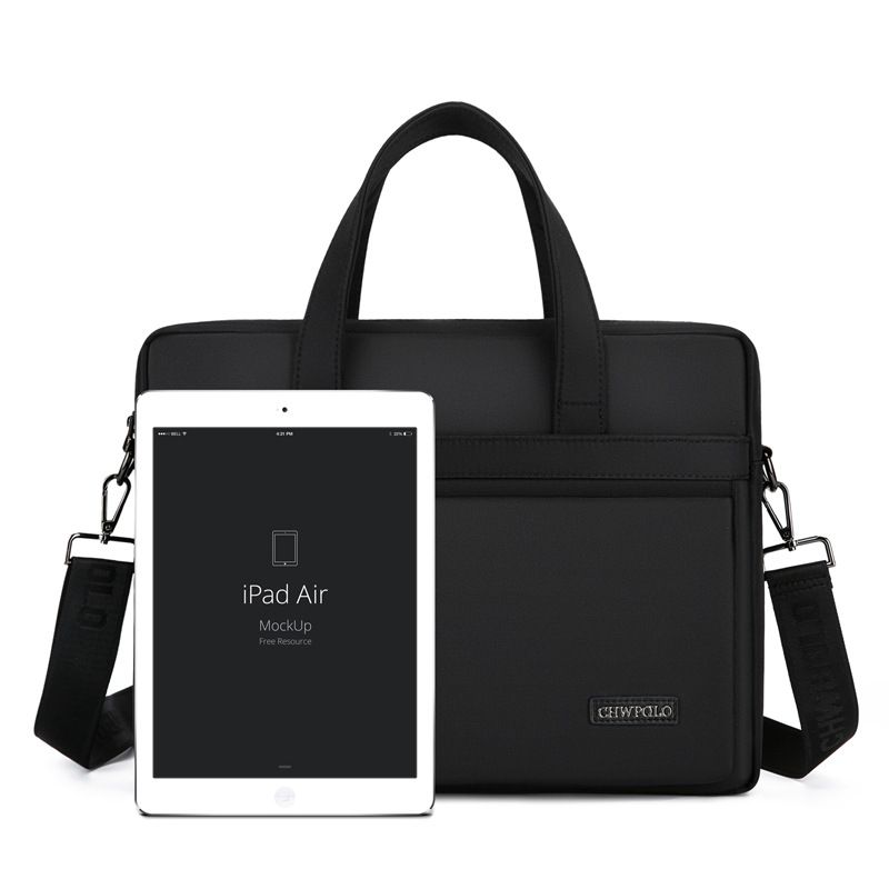 Super Power Paul Men's Handbag Large Capacity Business Briefcase Full Oxford Canvas A4 Document Computer Bag_voghion.com