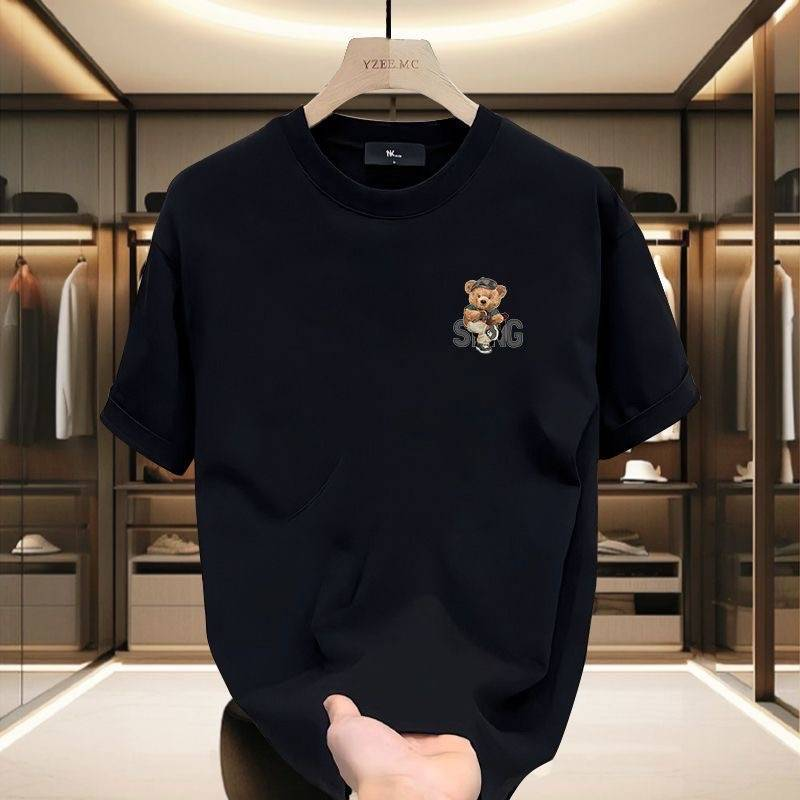 Maglietta a maniche corte di alta qualità, casual e ampia, da uomo e da donna, modello girocollo, taglia XS-2XL_voghion.com