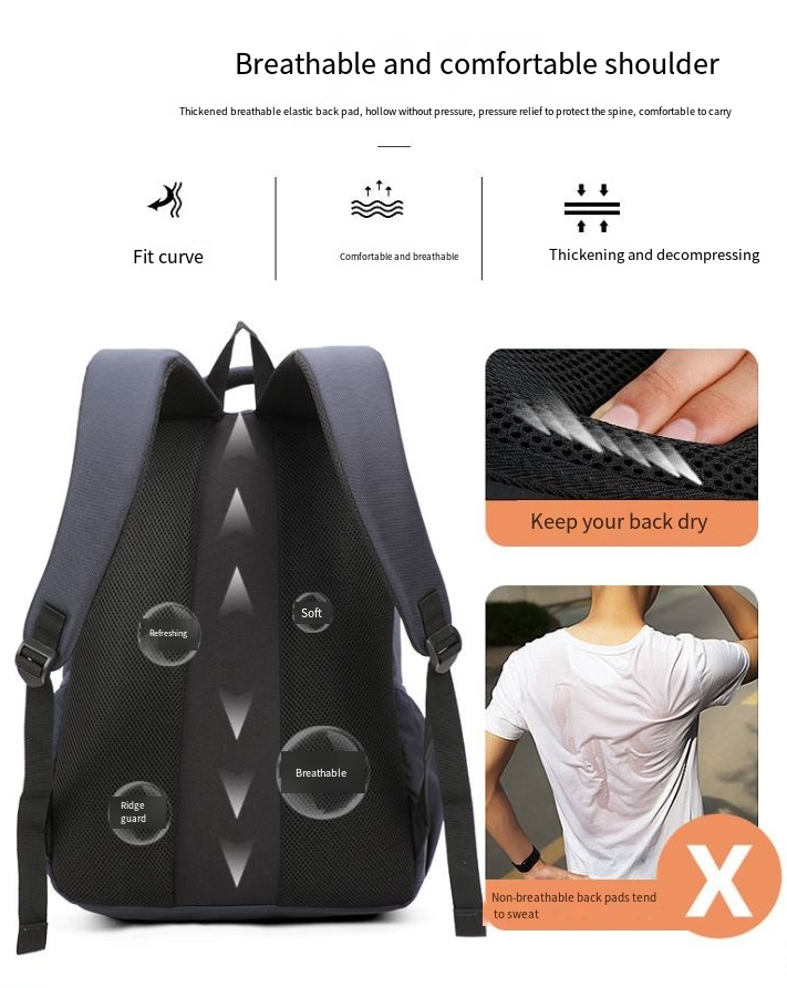 Aowang Grousskapazitéit Rucksack Männer Reesrucksak Studenten Schoultasch Business Casual Computertasch Trendy Récktasch_voghion.com