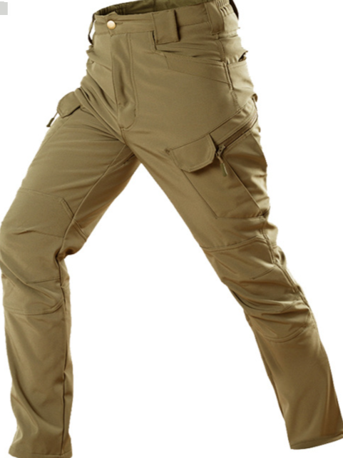 Men's Clothing Fleece Waterproof Tactical Pants Combat Pants Winter Warm Training Uniforms_voghion.com
