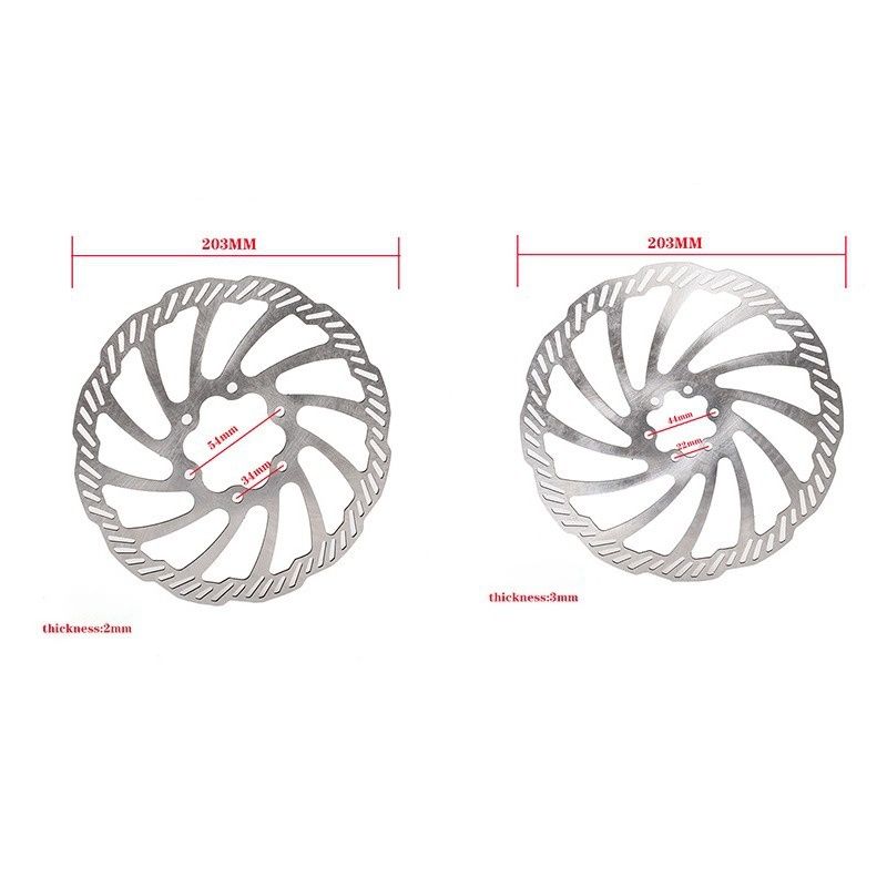 Electric Dirt Bike Front & Rear Brake Disc Set - High-Performance Replacement For Off-Road Motorcycles, CNC Machined, Enhanced Stopping Power_voghion.com