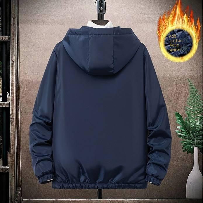 Übergroße Steppjacke mit Kapuze – Leichter Wintermantel in kräftigem Rot (M-7XL, Übergrößenfreundlich)_voghion.com