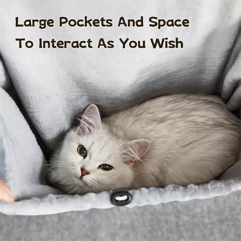 Nouveau Snuggle Suit Vêtements spécifiques pour chats Bavoir en fourrure antiadhésive pour chat_voghion.com