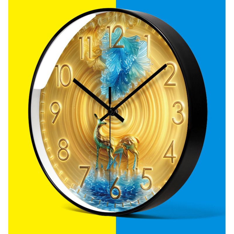 Yipula 7126 Living Room Creative Home Art Wall Hanging Simple Modern Silent Quartz Clock_voghion.com