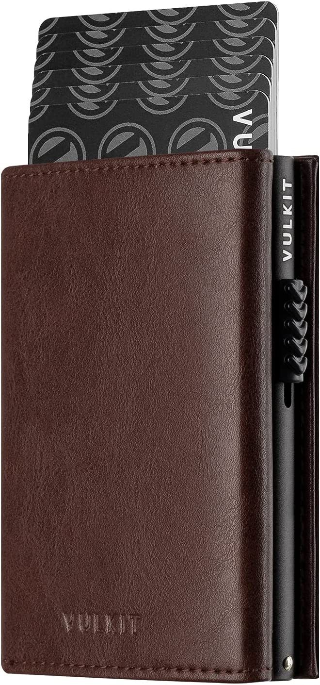 Bolsa de cartão de metal, escova anti-roubo RFID masculina, bolsa de cartão de liga de alumínio de metal, carteira_voghion.com