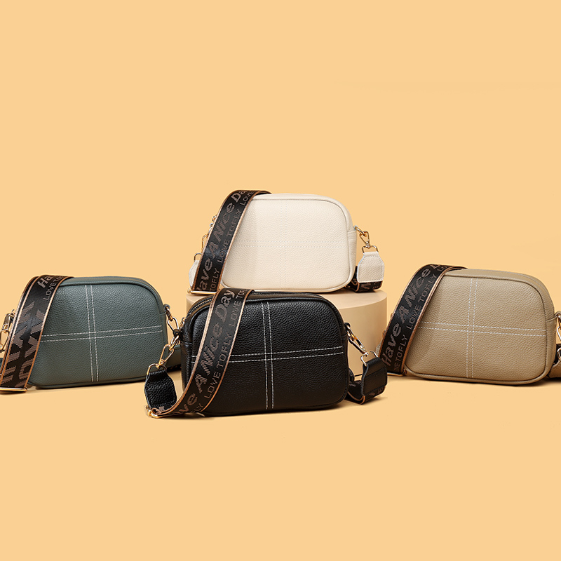 Sac à main en cuir véritable pour femmes, classique, mode, sac à bandoulière à larges bretelles, tendance Simple, fourre-tout en cuir de vache, 2023_voghion.com