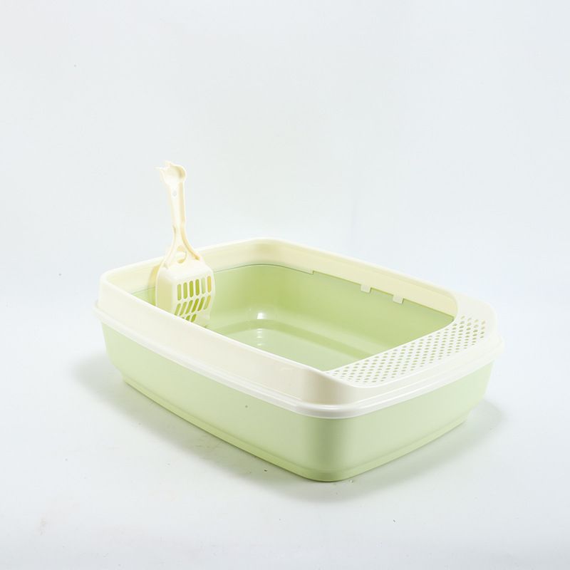 Semi-Enclosed Square Portable Outdoor Temporary Toilet Large Size Detachable Washable Cat Litter Box_voghion.com