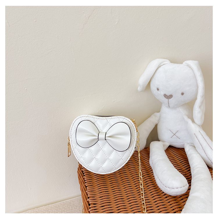 Girls children's hanging women's bow small mini zero wallet, cross bag, diagonal shoulder bag_voghion.com
