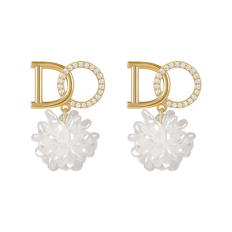 Accessori da donna Orecchini con diamanti incastonati, design dal temperamento semplice, tendenza, orecchini_voghion.com