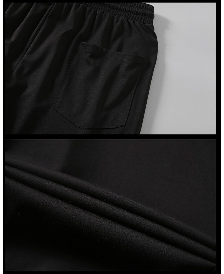 Herrenbekleidung Plus Size Sommer Kurzarm T-Shirt Jugend Fett Casual T-Shirt Shorts Sommer Shorts Dünn_voghion.com